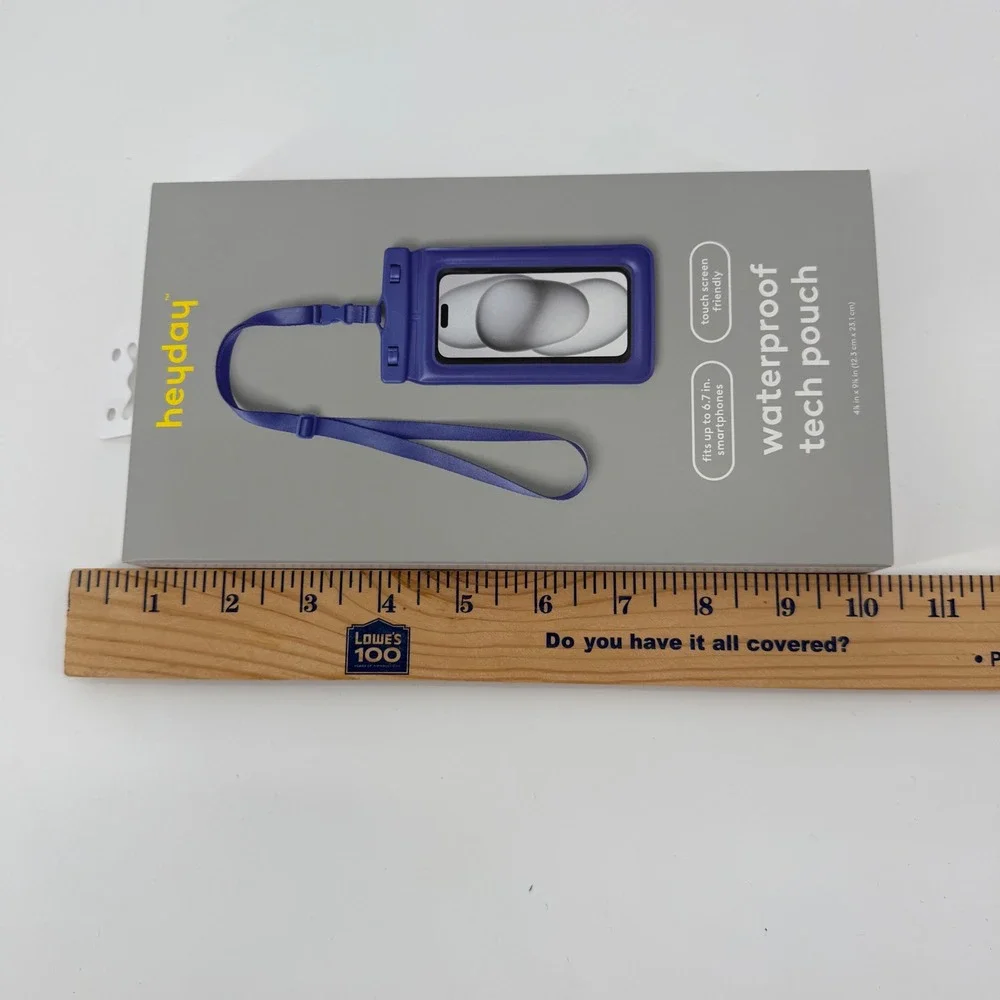 Heyday‎ Waterproof Tech Pouch Blue Fits up to 6.7